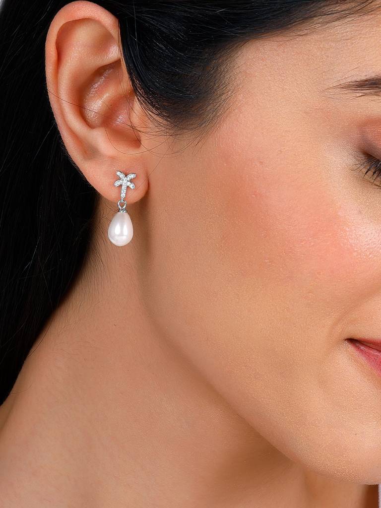 GIVA 925 Sterling Silver Coconut Tree Earrings