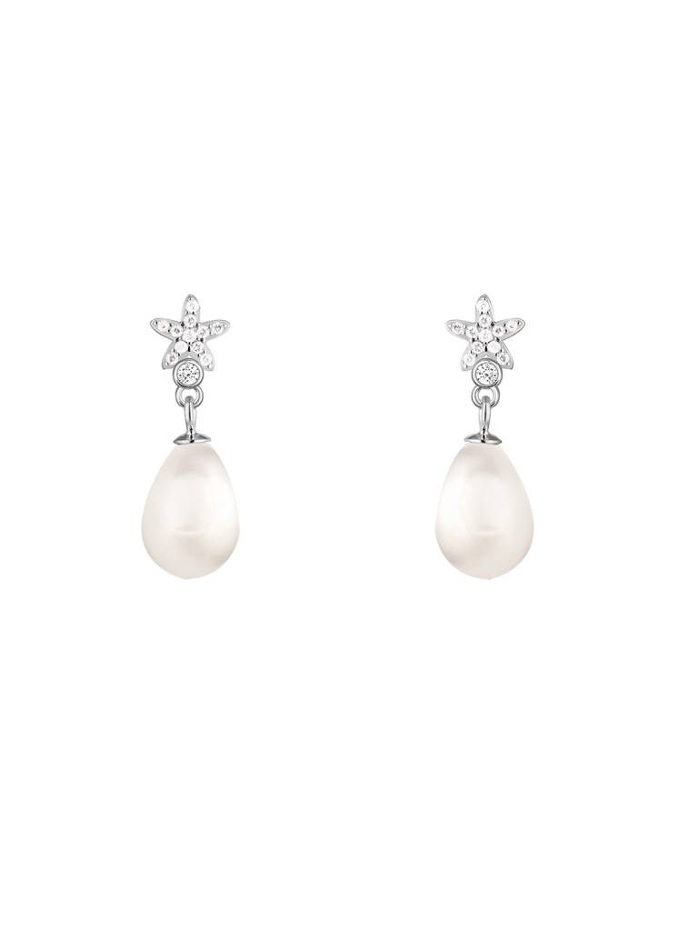 GIVA 925 Sterling Silver Starry Pearl Earrings