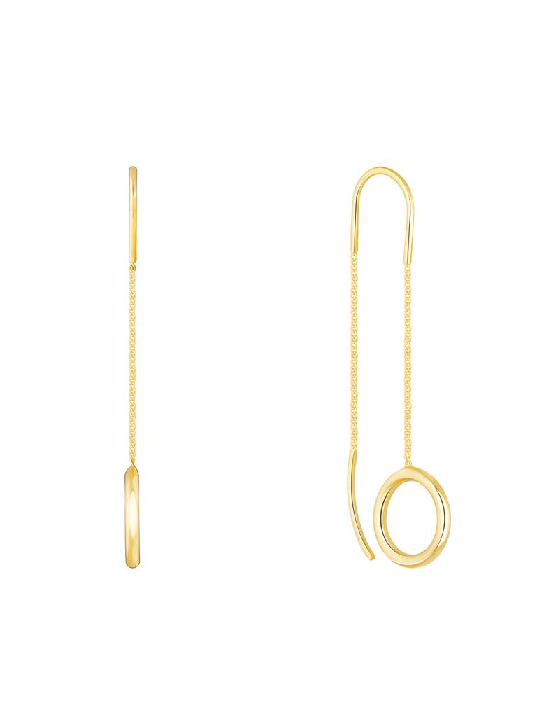 Giva 925 Sterling Silver Golden Circle Of Beauty Earrings