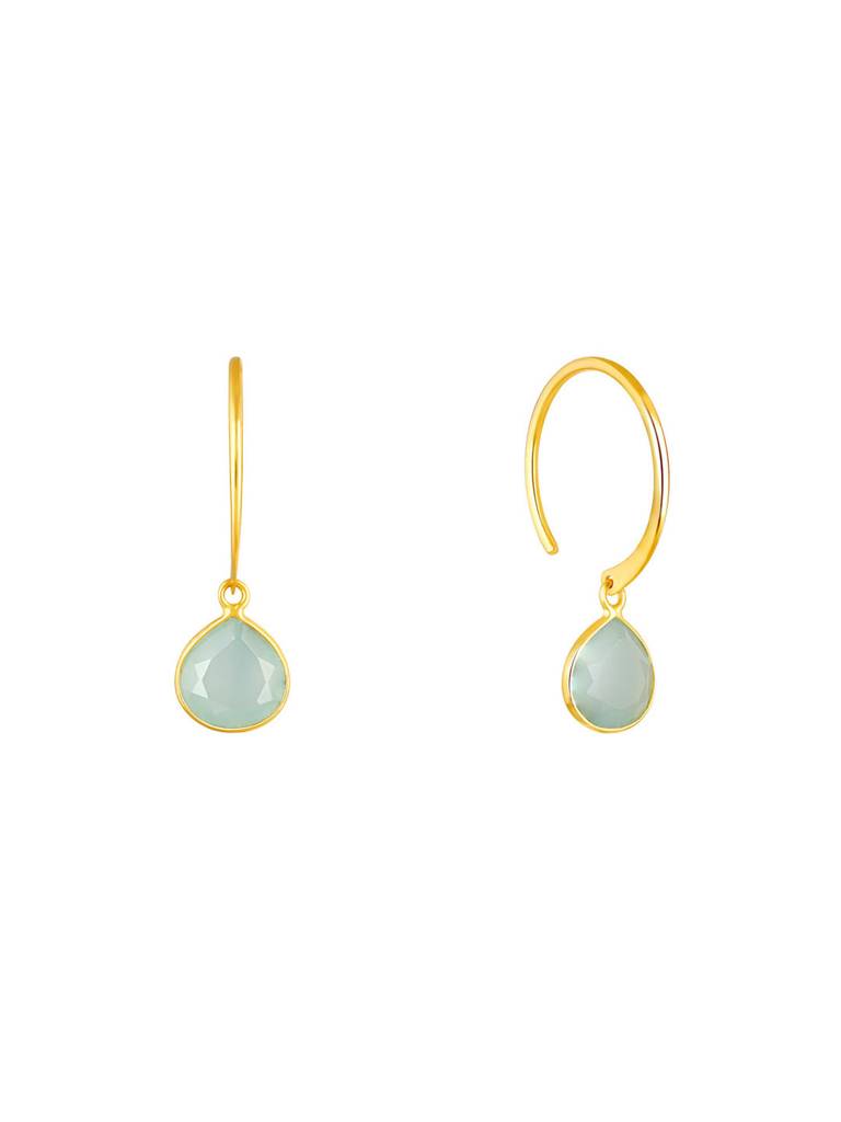 Giva 925 Sterling Silver Golden Precious Moments Earrings