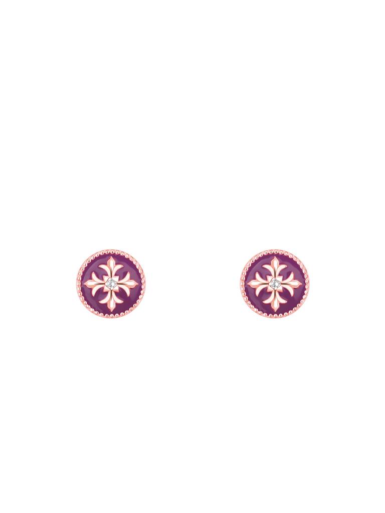 GIVA 925 Sterling Silver Rose Gold St Peters Church Art Earrings