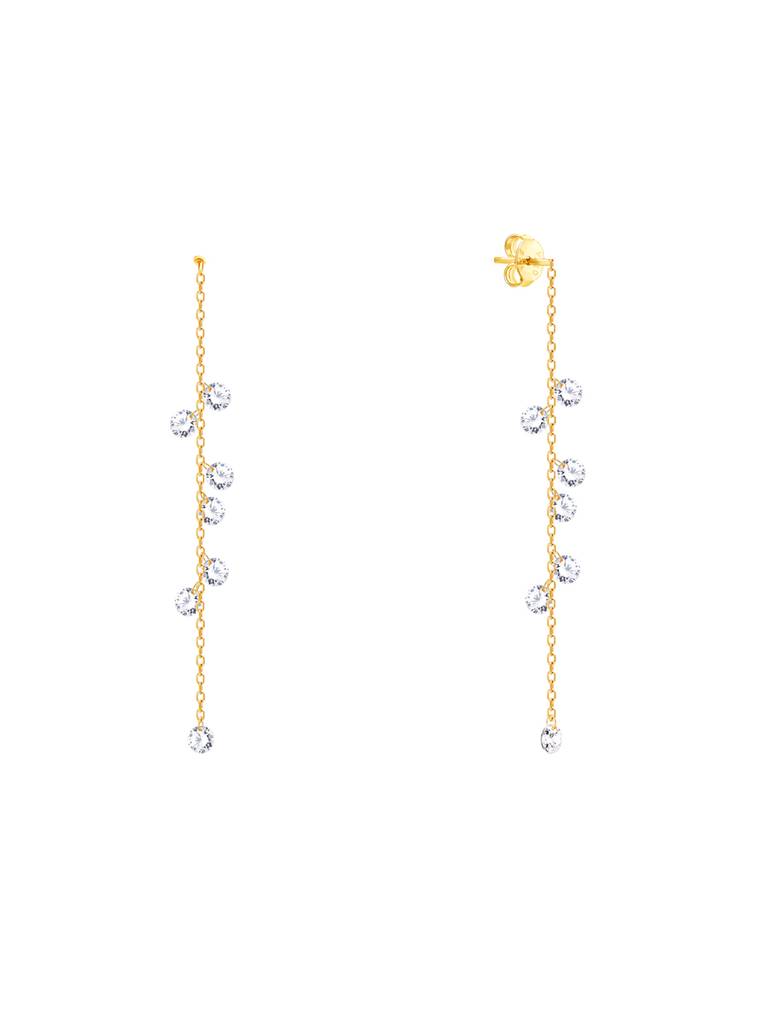 Giva 925 Sterling Silver Golden My Admiration Earrings
