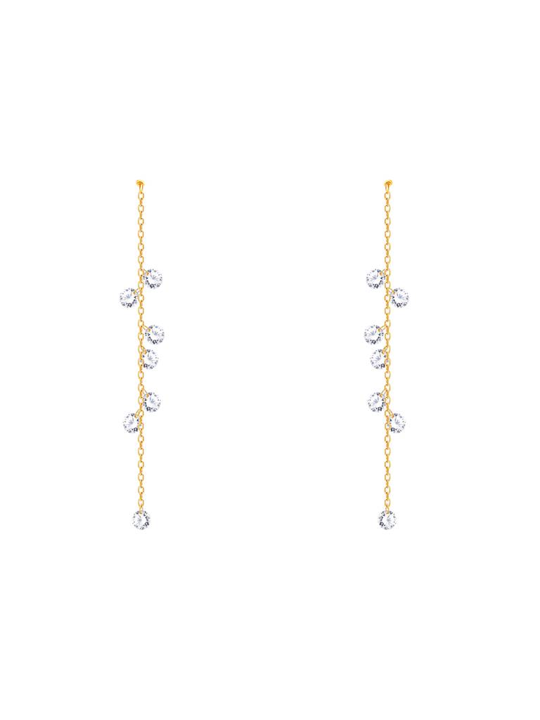 Giva 925 Sterling Silver Golden My Admiration Earrings