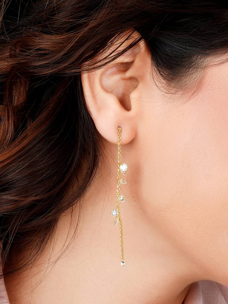 Giva 925 Sterling Silver Golden My Admiration Earrings