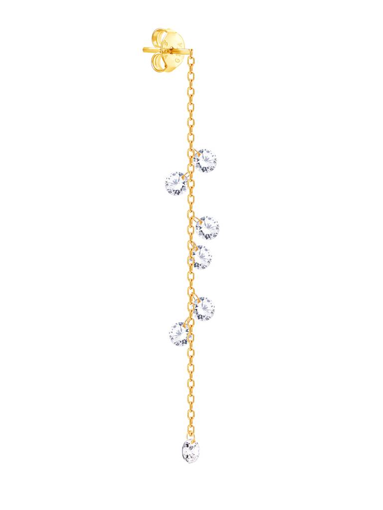 Giva 925 Sterling Silver Golden My Admiration Earrings