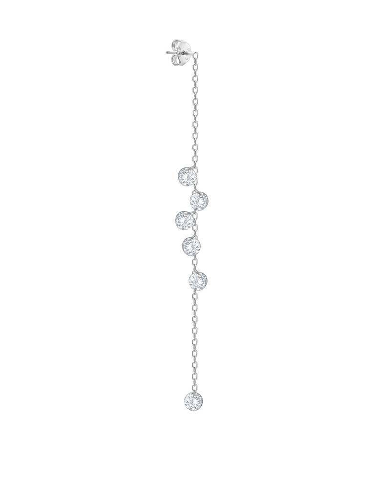GIVA 925 Sterling Silver Dangling Chain Earrings