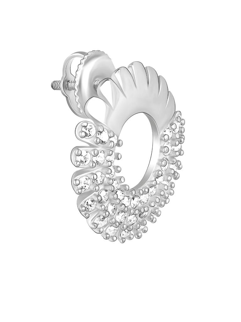 GIVA 925 Sterling Silver Zircon Wreath Earrings