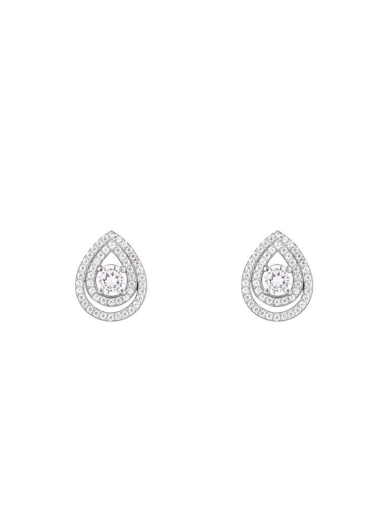 GIVA 925 Sterling Silver Sparkle Drop Stud Earrings