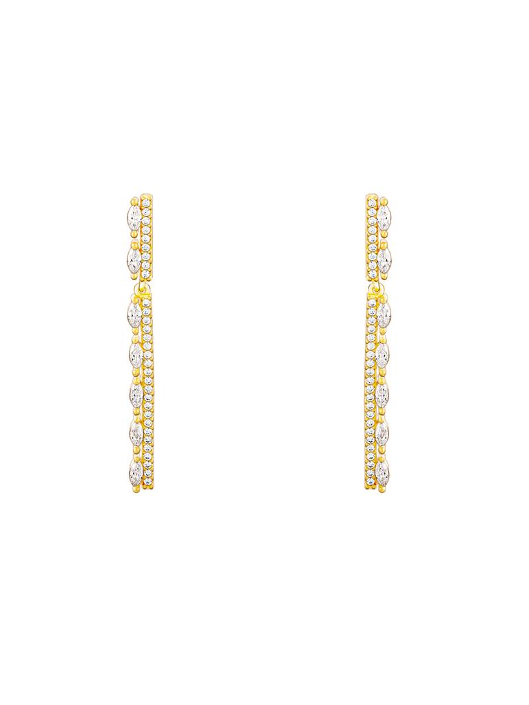 GIVA 925 Sterling Silver Golden Zircon Straight Earrings