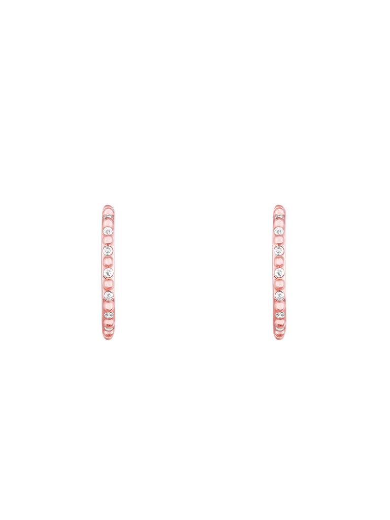 GIVA 925 Sterling Silver Rose Gold Express My Love Hoop Earrings