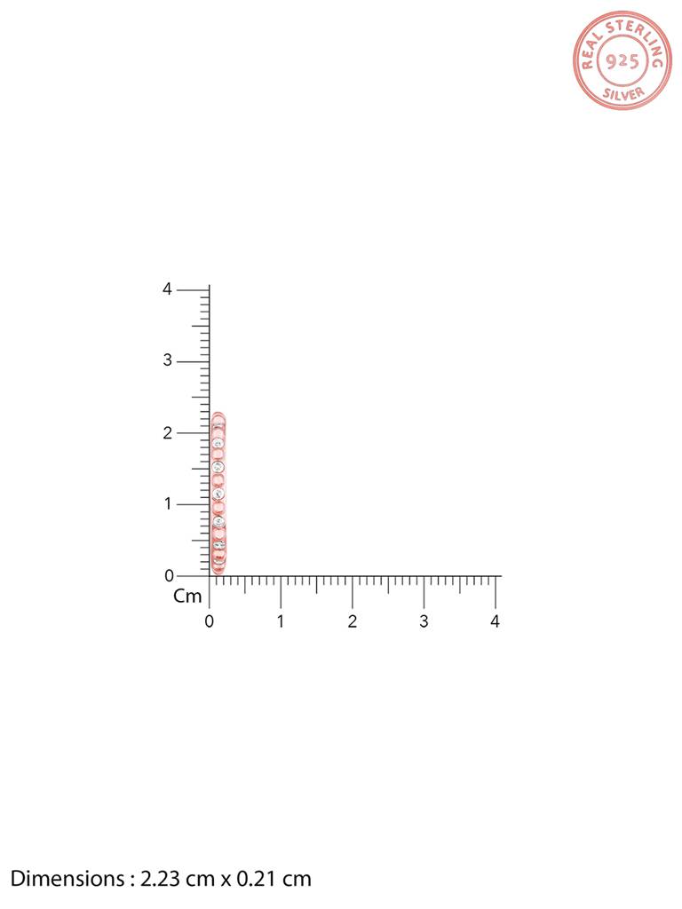 GIVA 925 Sterling Silver Rose Gold Express My Love Hoop Earrings