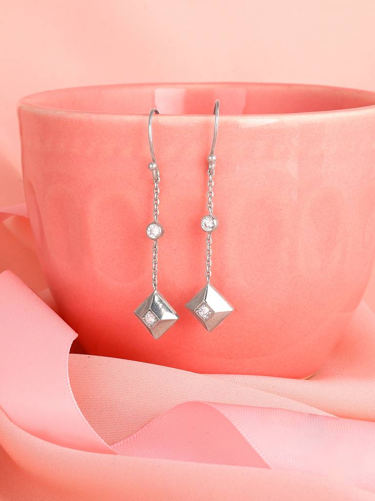 Giva 925 Sterling Silver Sparkling Splendour Signature Earrings