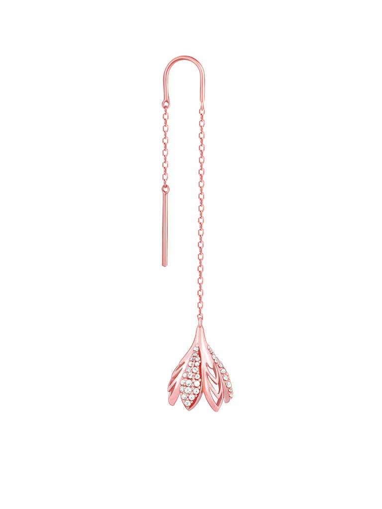 GIVA 925 Sterling Silver Rose Gold Blooming Crocus Earrings