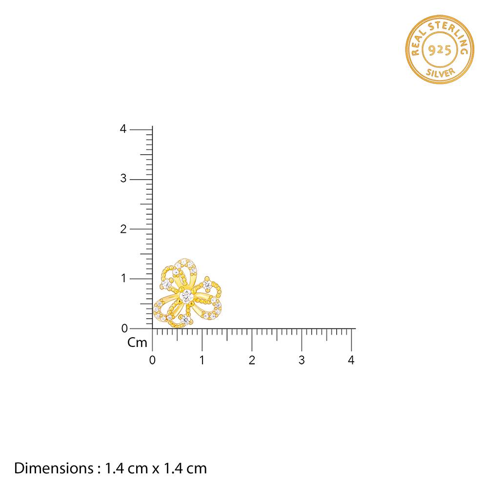 Giva 925 Silver Golden Blè´¸M Earrings : ER01849