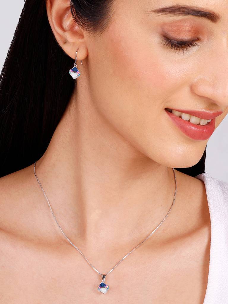 GIVA 925 Sterling Silver Mystic Prism Set