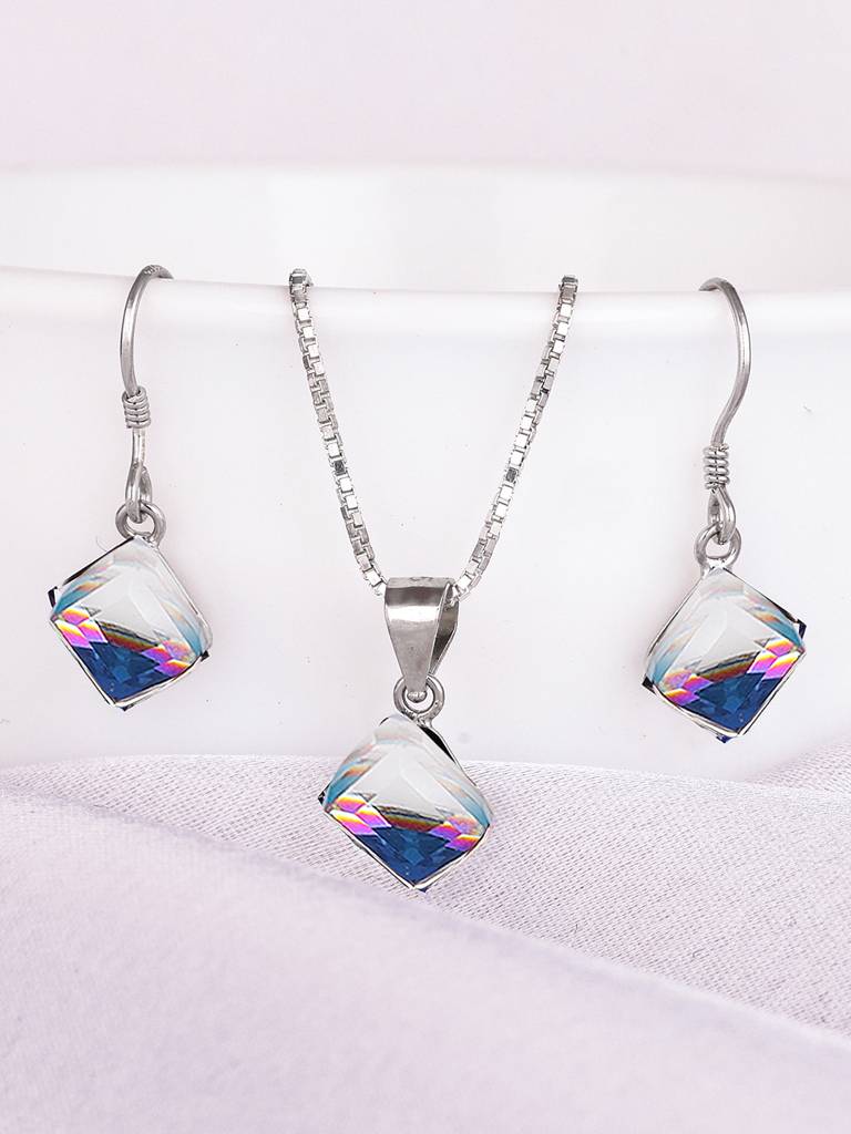 GIVA 925 Sterling Silver Mystic Prism Set