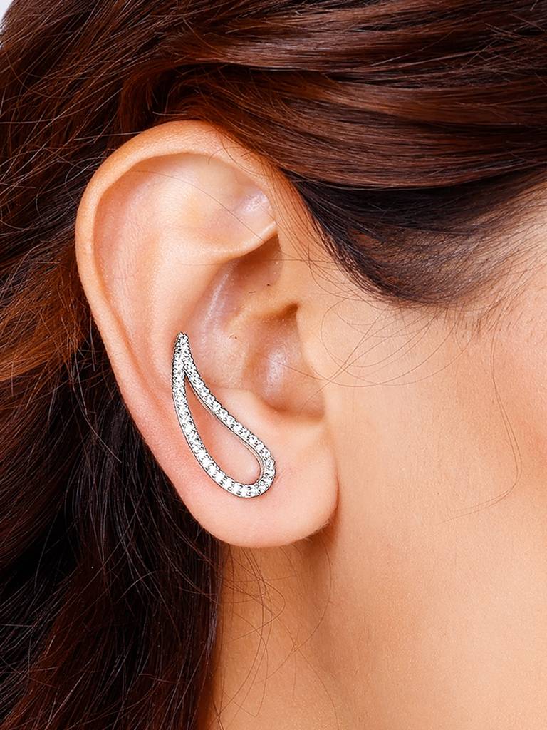 Giva 925 Sterling Silver Soft Petal Earrings