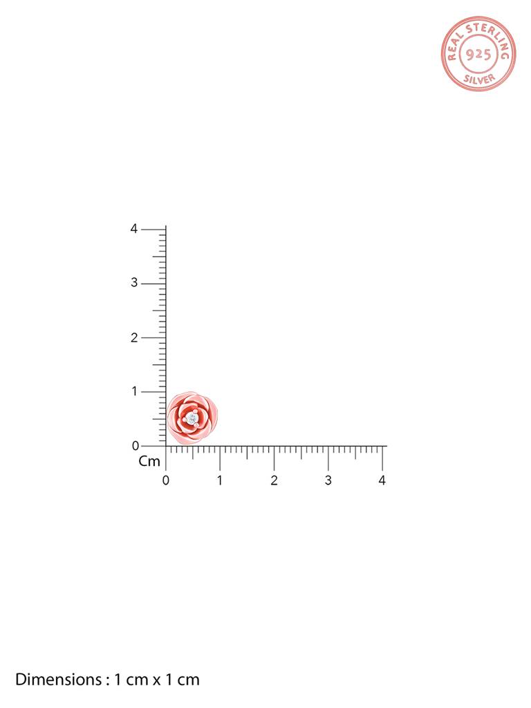 Giva 925 Sterling Silver Rose Gold New Spring Bloom Earrings