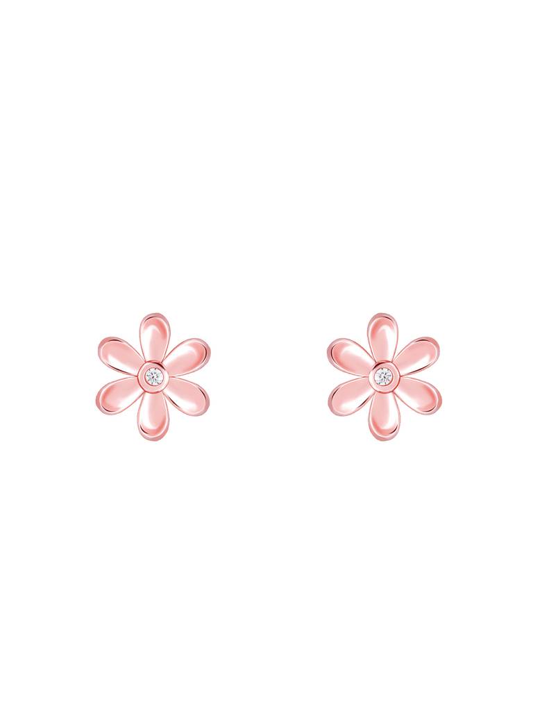 Giva 925 Sterling Silver Rose Gold The World Of The Flower Earrings