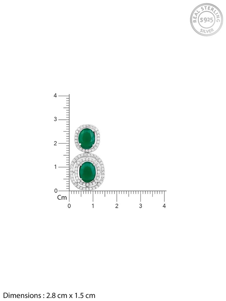 GIVA 925 Sterling Silver Lovesick Green Set