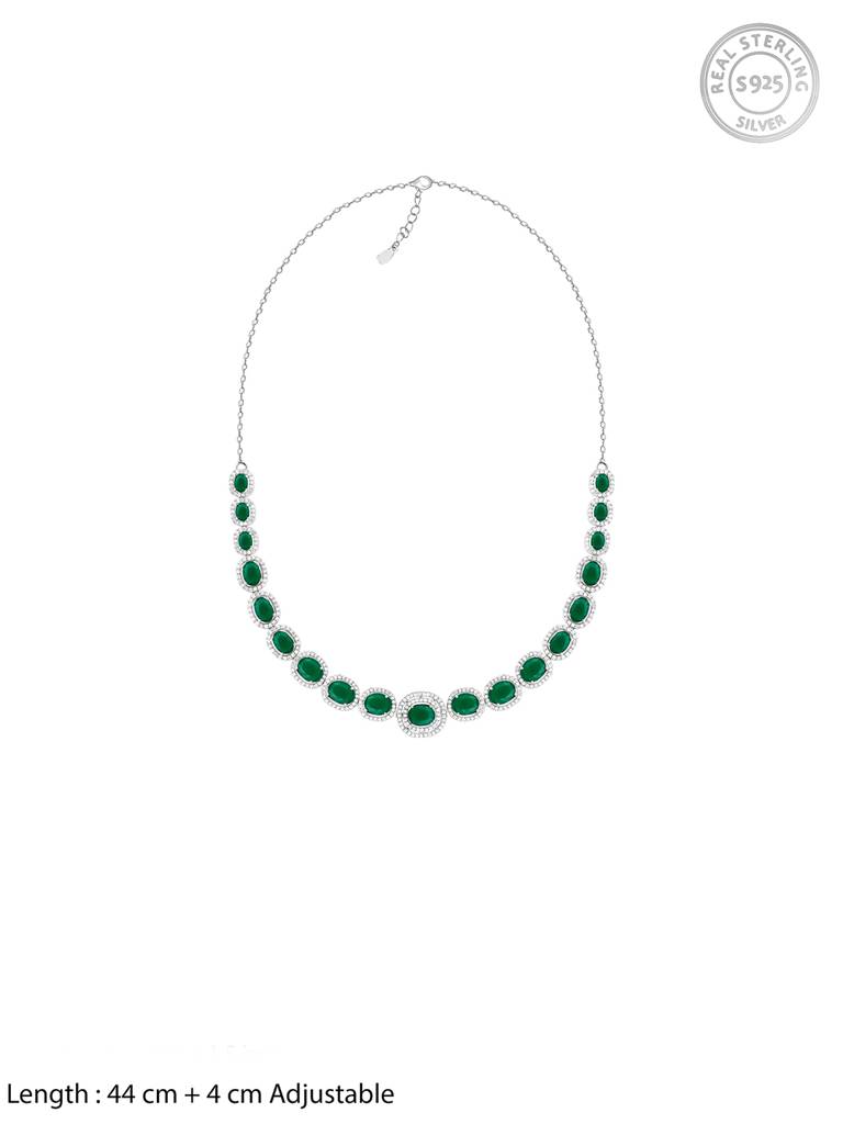 GIVA 925 Sterling Silver Lovesick Green Set