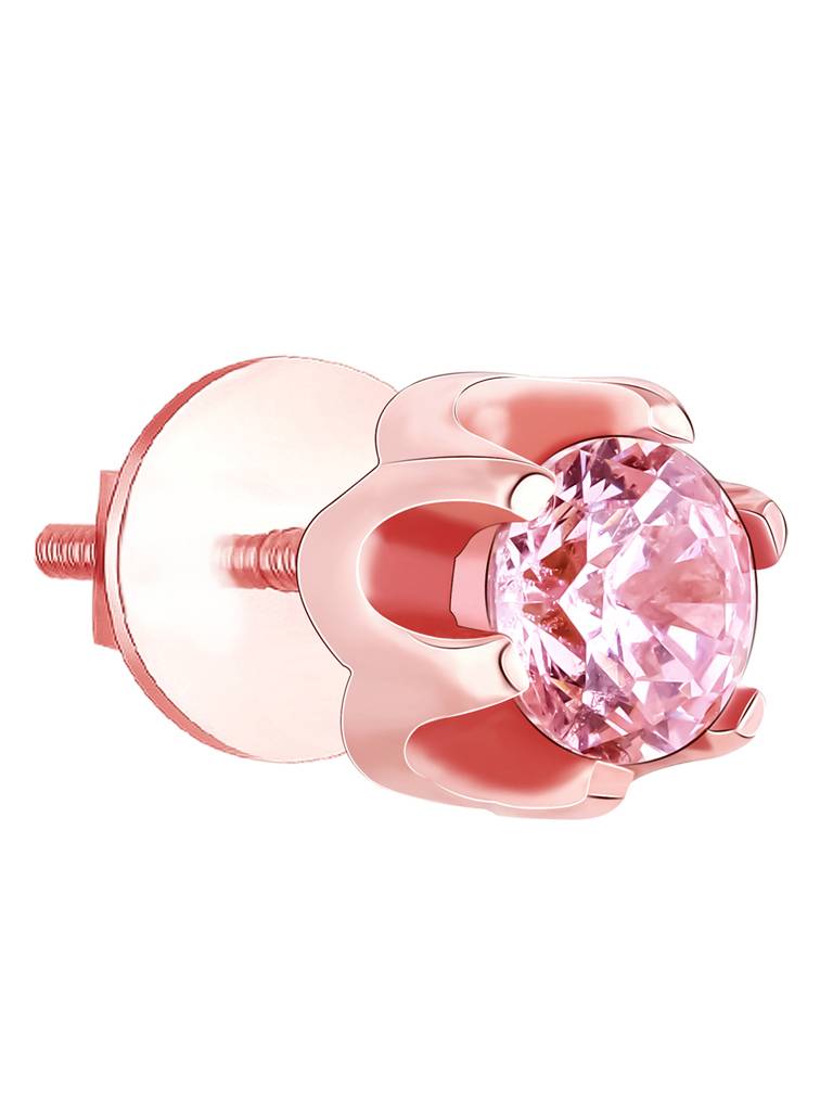 Giva 925 Sterling Silver Rose Gold You'Re One Of A Kind Earrings