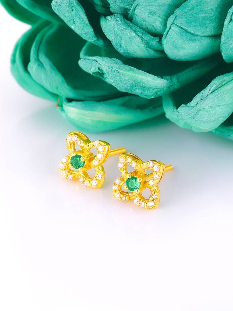 Giva 925 Sterling Silver Golden Nature Is Everything Earrings