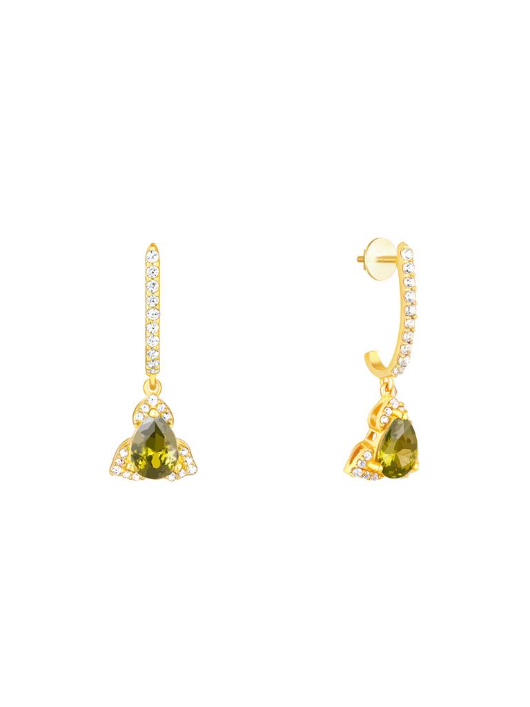 Giva 925 Sterling Silver Golden Dazzling Glow Earrings