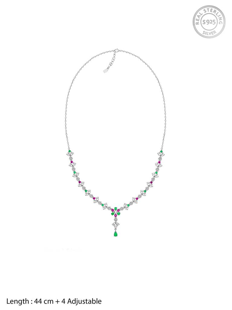 GIVA 925 Sterling Silver Blooming Floweret Set