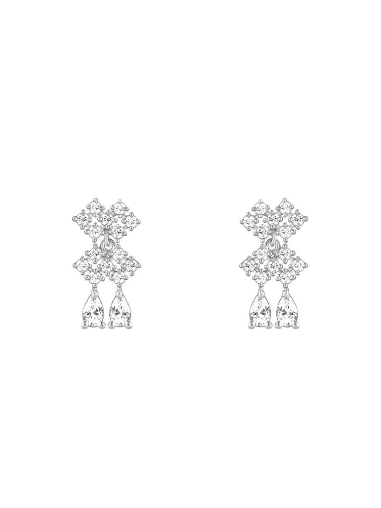Giva 925 Sterling Silver Sparkling Star Earrings