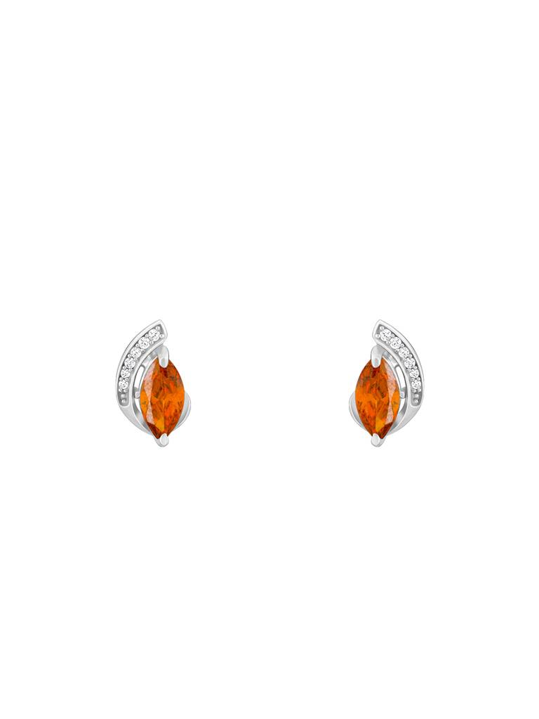 Giva 925 Sterling Silver Adorned With Love Earrings
