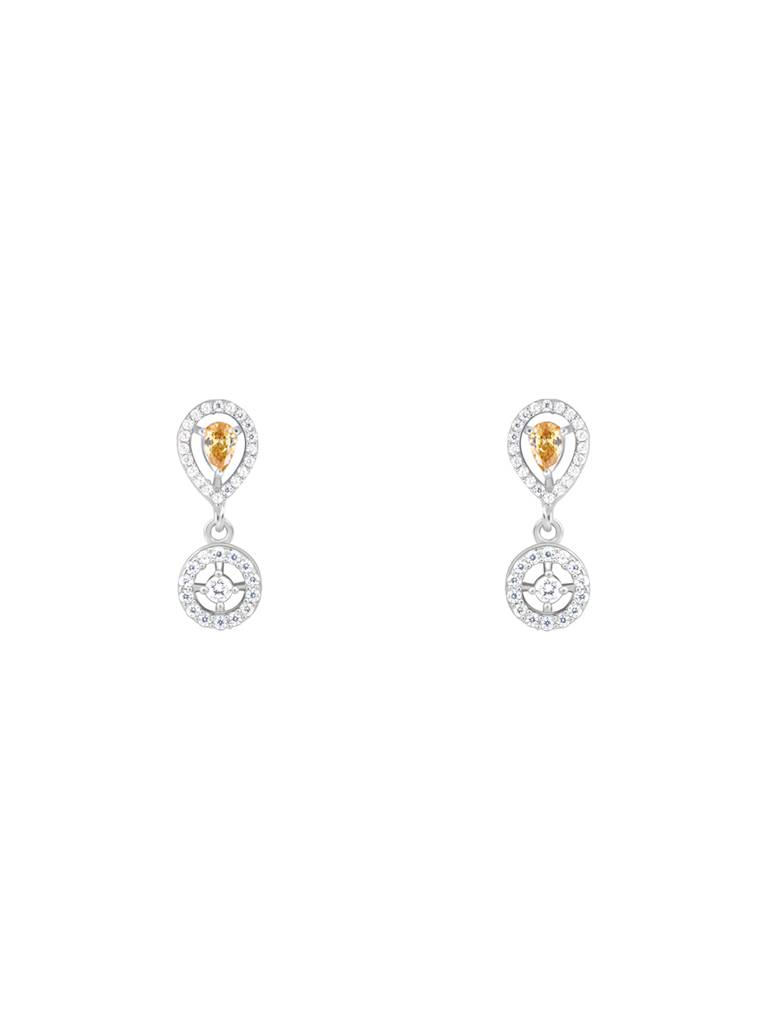 GIVA 925 Sterling Silver Honey Stone Drop Earrings