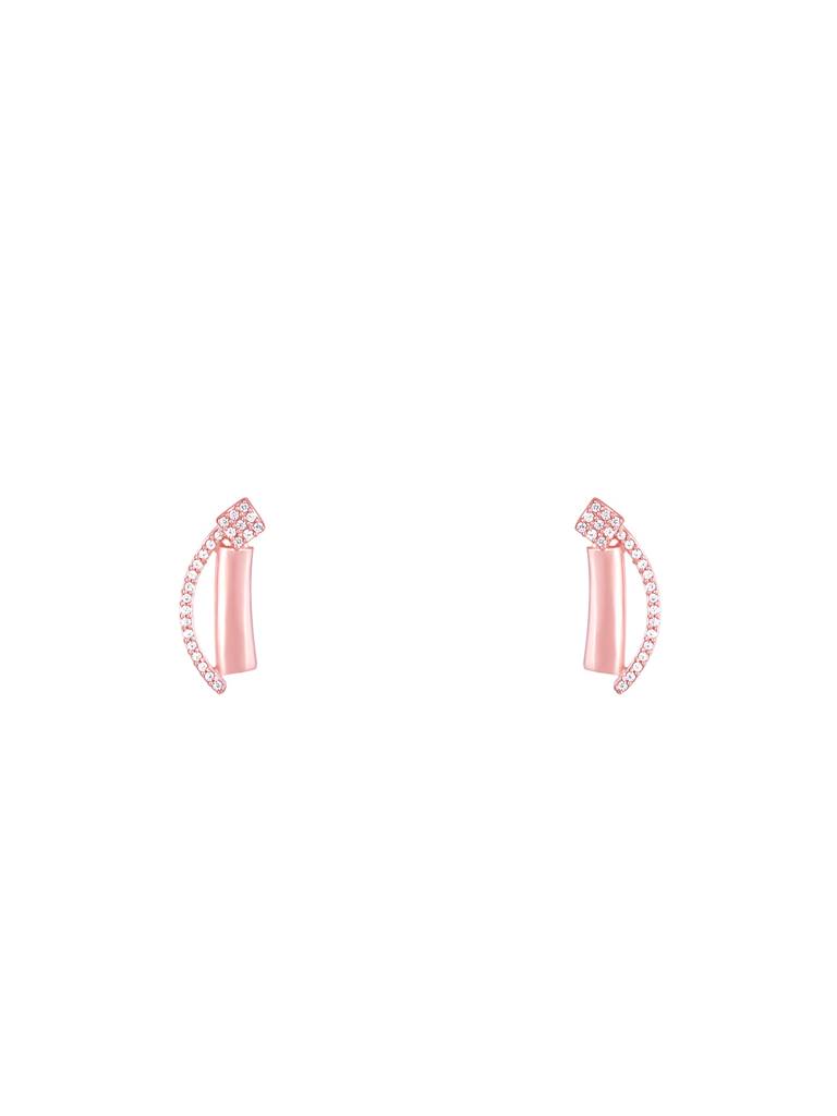 Giva 925 Sterling Silver Rose Gold Hope And Happiness Earrings