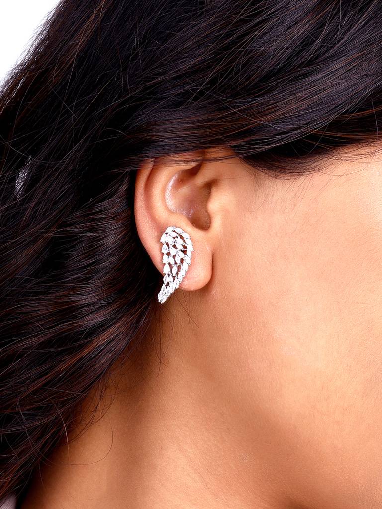 Giva 925 Sterling Silver Spread Wings Earrings
