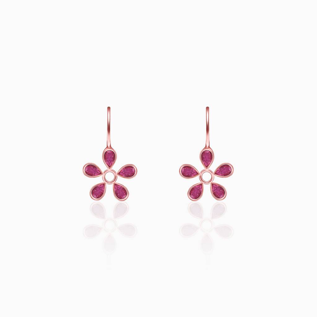 Rose Gold Cherry Blossom Earrings : ER0202