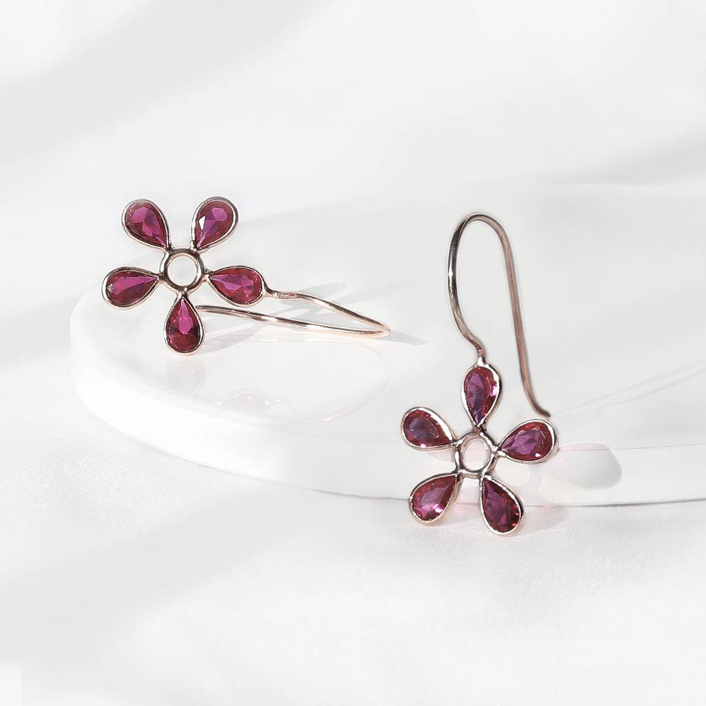 Rose Gold Cherry Blossom Earrings : ER0202