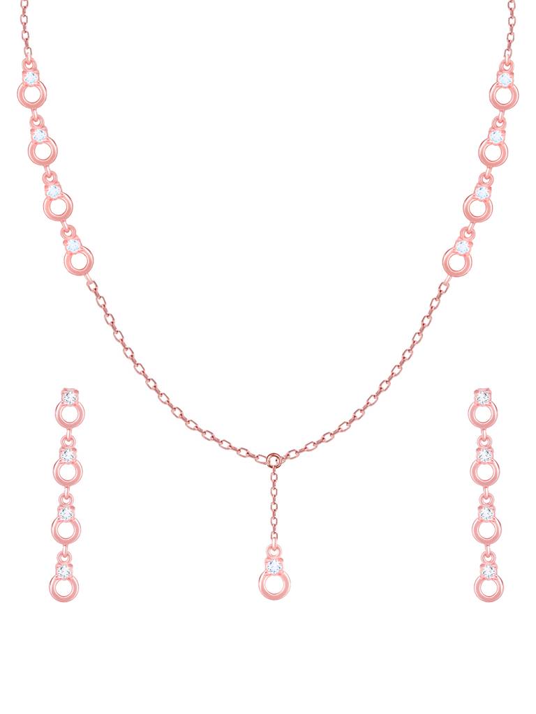 Giva 925 Sterling Silver Rose Gold Bridal Blush Set