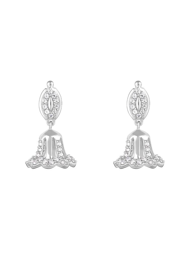 Giva 925 Sterling Silver Mini Jhumki Earrings