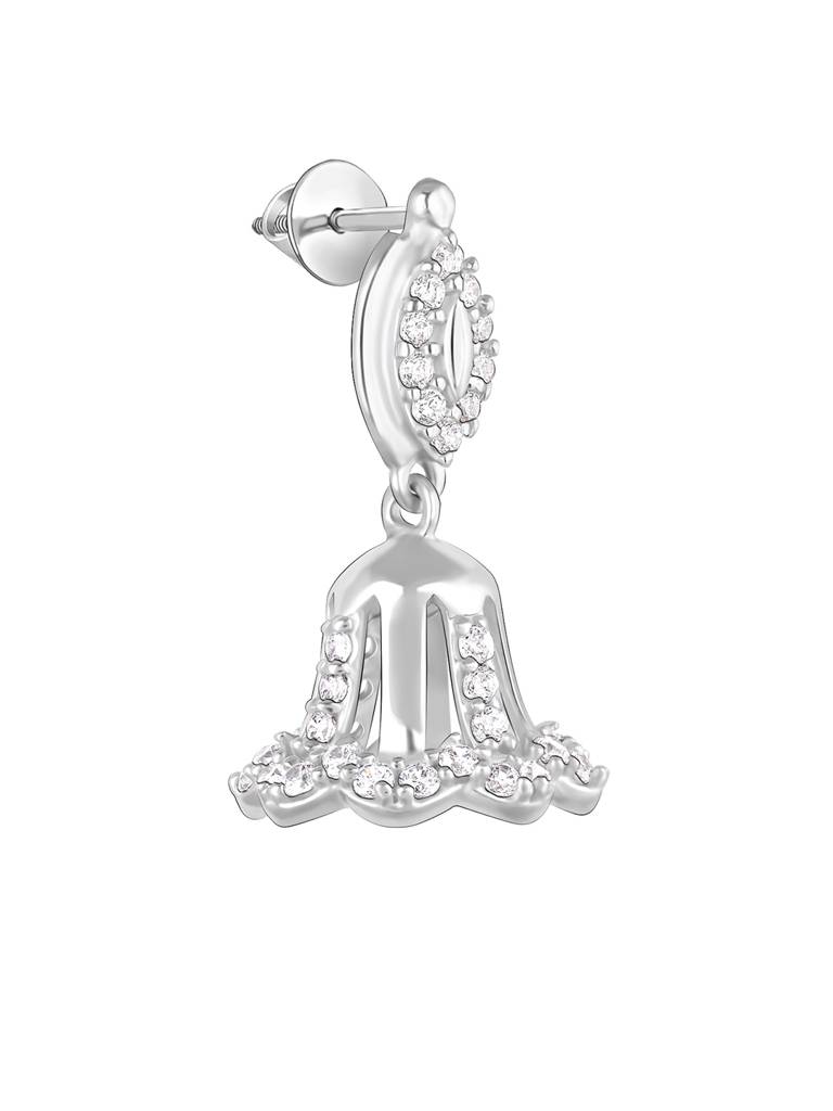 Giva 925 Sterling Silver Mini Jhumki Earrings