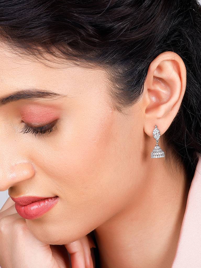 Giva 925 Sterling Silver Pure Feelings Jhumki