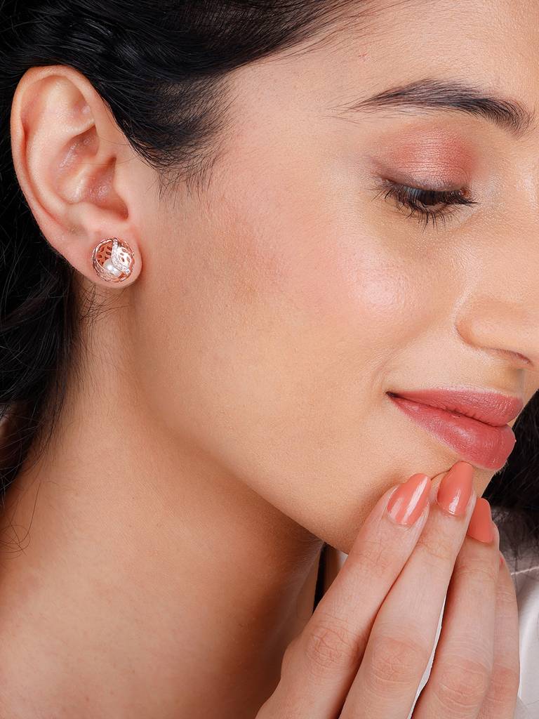 Giva 925 Sterling Silver Rose Gold Warm Embrace Set Of Three