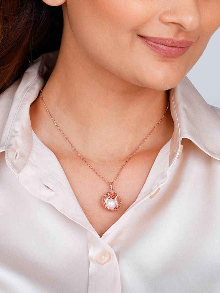 Giva 925 Sterling Silver Rose Gold Warm Embrace Set Of Three