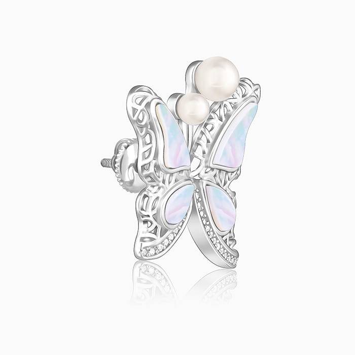Giva 925 Sterling Silver Glittering Butterfly Earrings| Gifts For Women And Girls | With C : ER02054