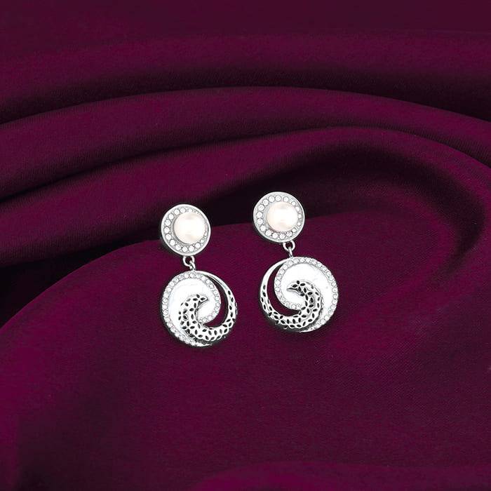 Giva 925 Sterling Silver Rising Tide Earrings| Gifts For Women And Girls | With Certificat : ER02056
