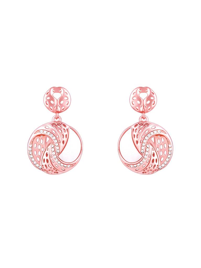 Giva 925 Sterling Silver Rose Gold Graceful Dreams Earrings