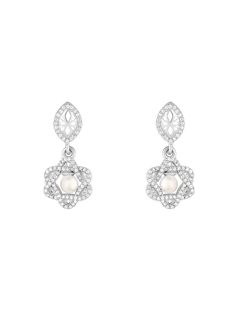 Giva 925 Sterling Silver Raised With Love Earrings