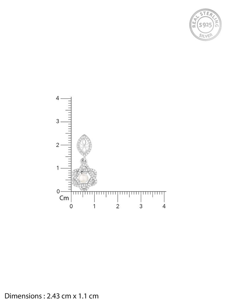 Giva 925 Sterling Silver Raised With Love Earrings