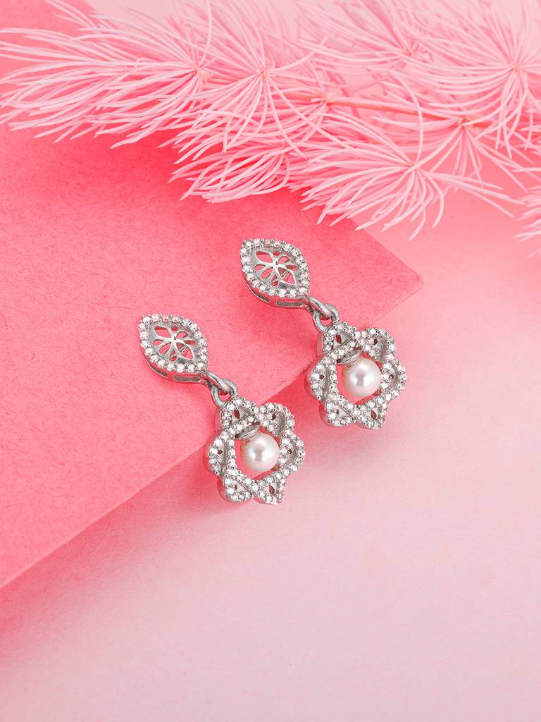 Giva 925 Sterling Silver Raised With Love Earrings