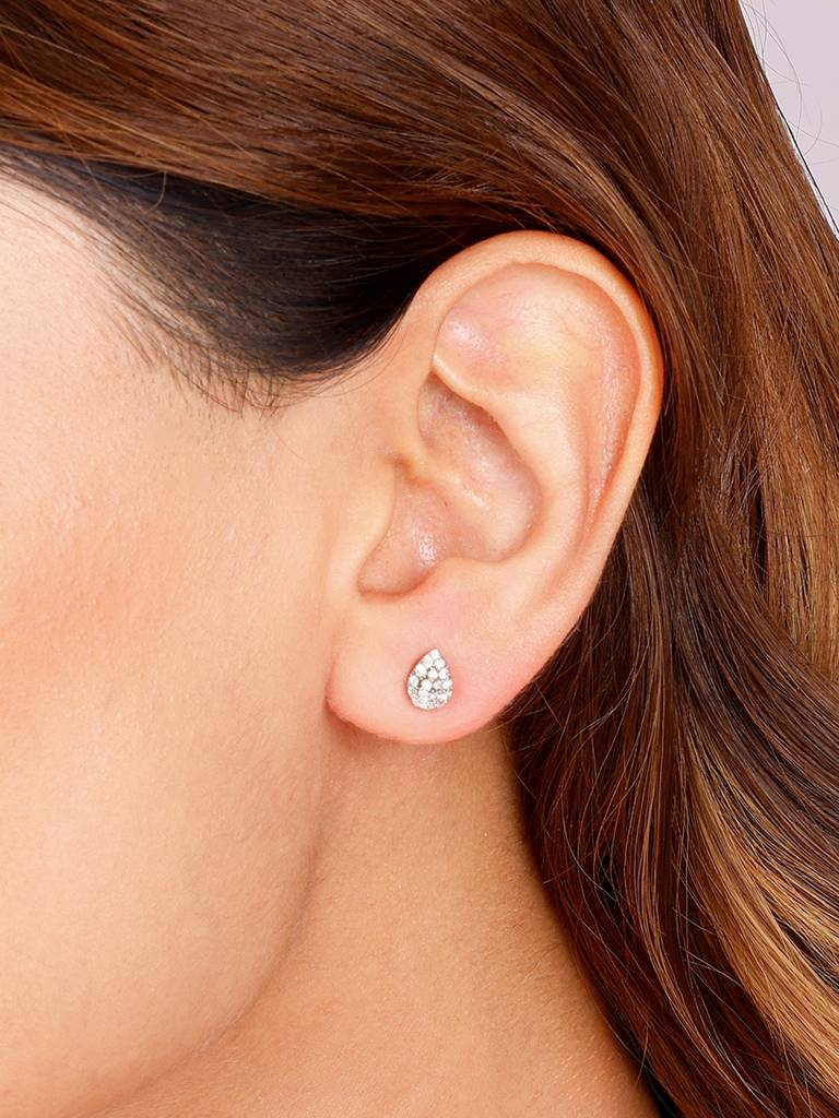 Giva 925 Sterling Silver Graceful Pear Earrings