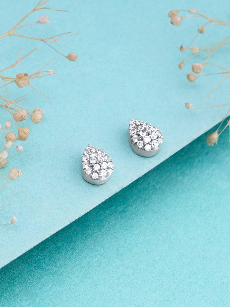 Giva 925 Sterling Silver Graceful Pear Earrings
